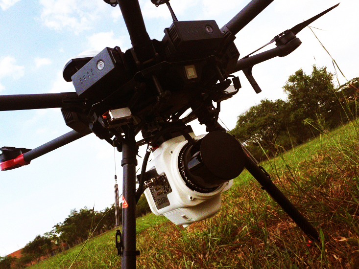 LiDARit One em um drone M600 - TechGeo