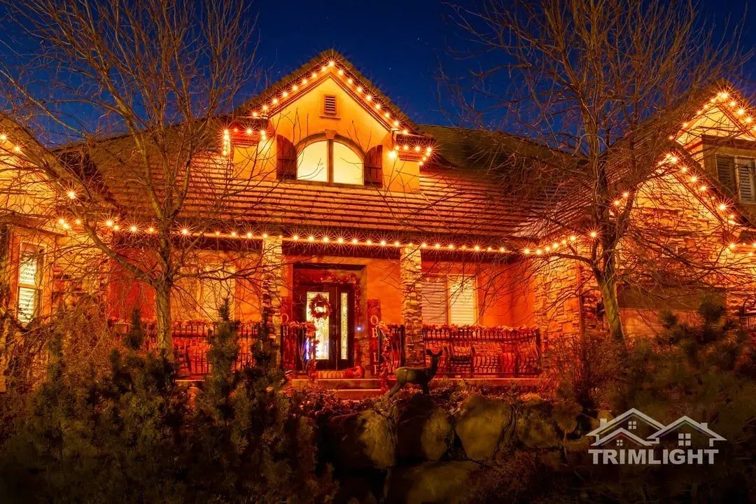 House with Bright Lights - Hartford, WI - Brew City Trim Light