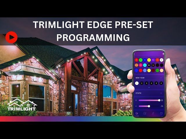 Trimlight Edge pre-set programming - Hartford, WI - Brew City Trim Light