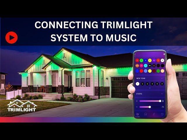 Connecting your Trimlight system to music - Hartford, WI - Brew City Trim Light