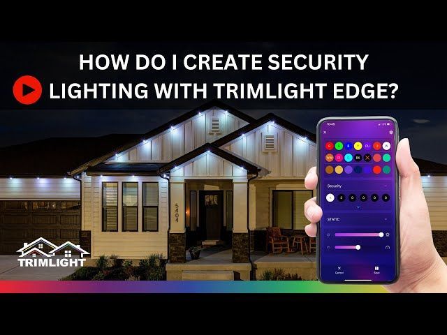 How to create security lighting - Hartford, WI - Brew City Trim Light