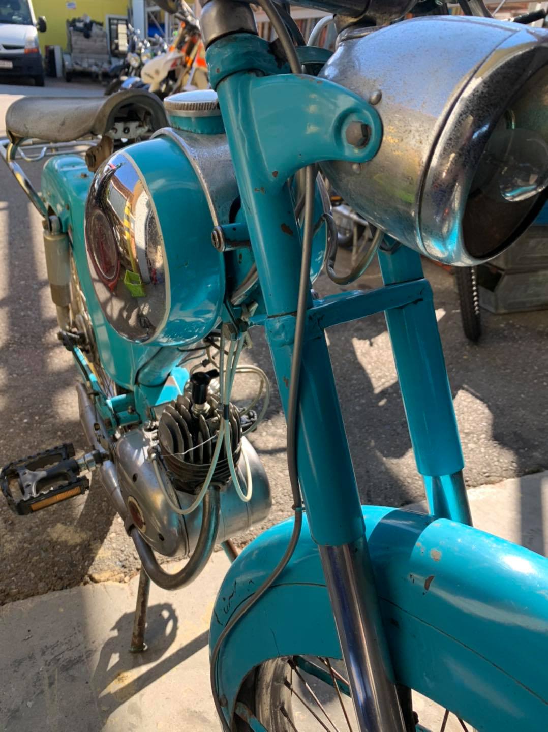 Detail Lichtmaschine