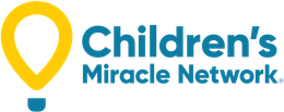 The Children’s Miracle Network logo, featuring a yellow balloon icon next to the blue text 