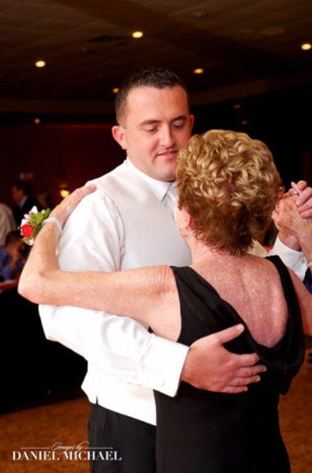 Dancing Bride and Groom At Their Wedding
