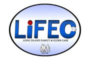 The logo for lifec long island family and elder care