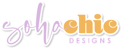 A logo for a company called sophie chic designs.