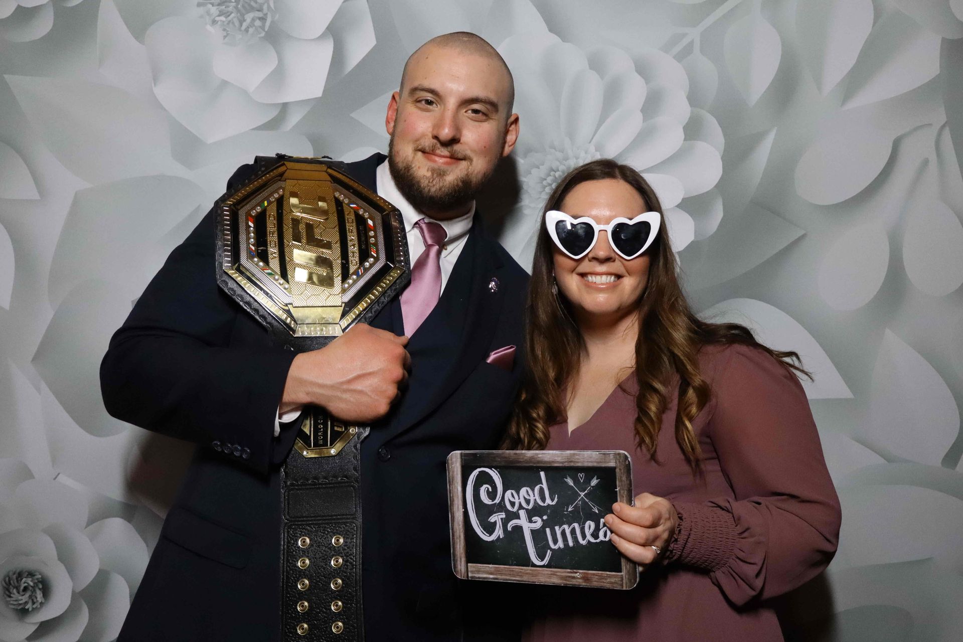 photo booth belle at blue bell country club