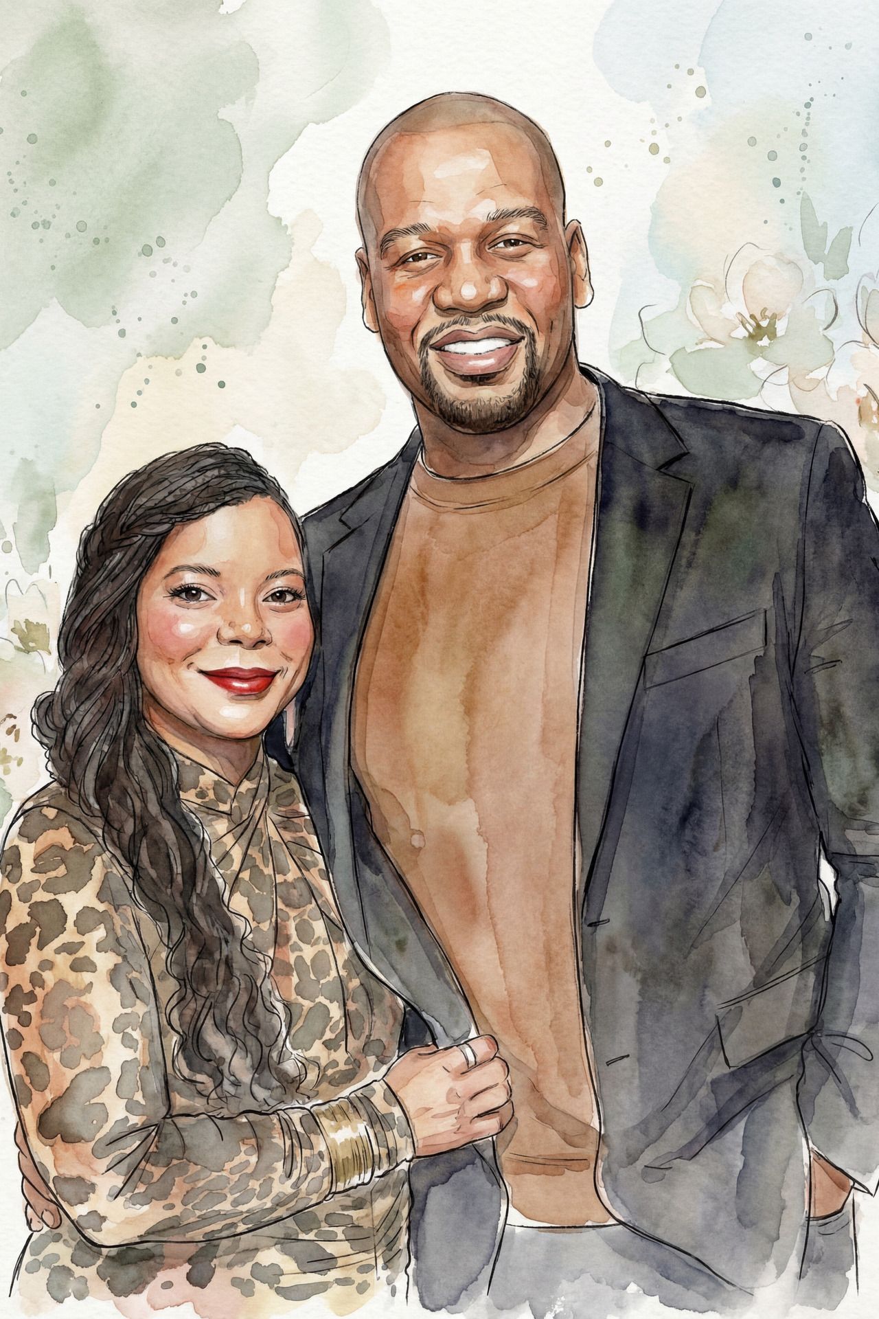 bucks county pa wedding watercolor artist