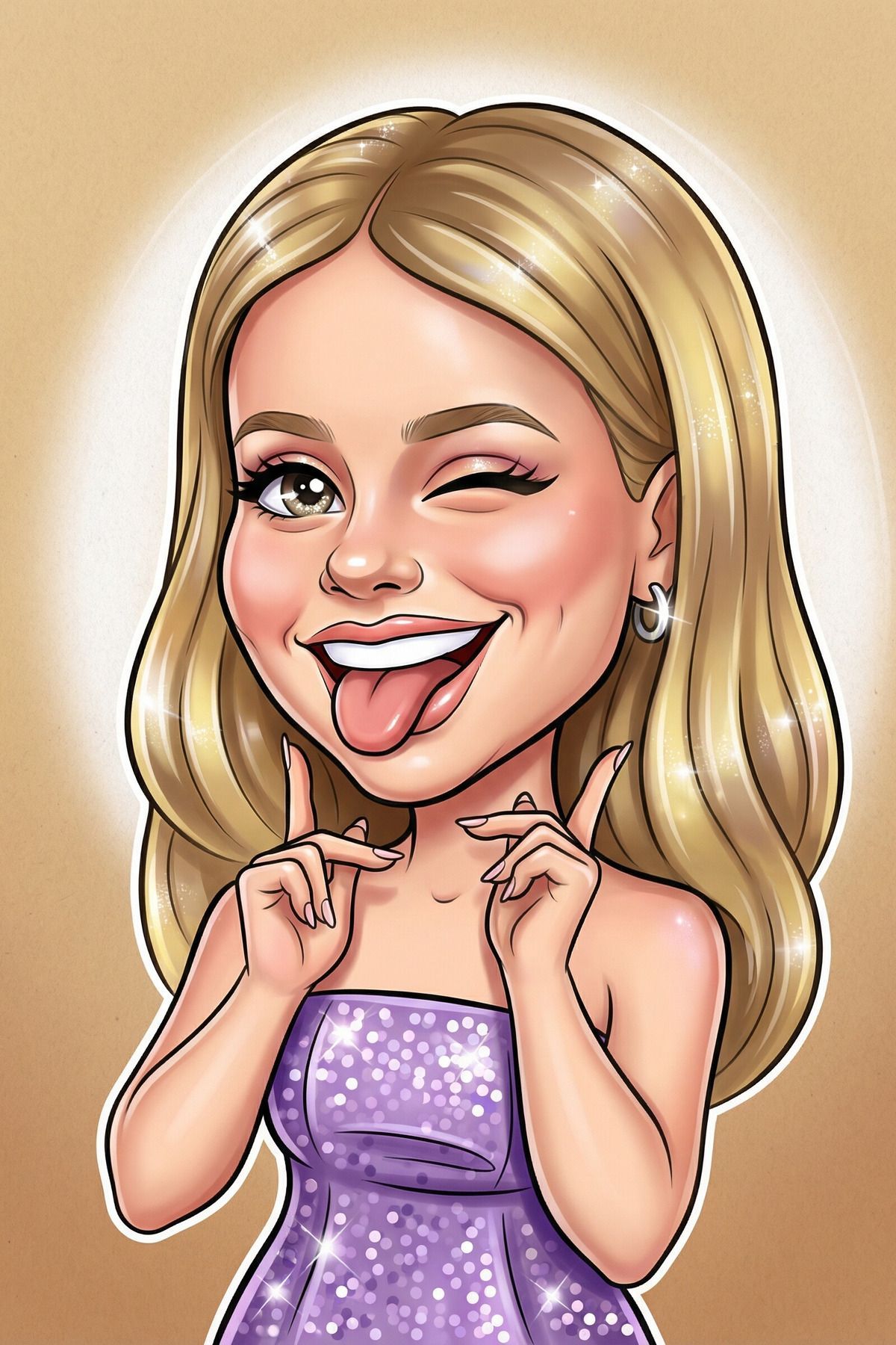 bat mitzvah caricature artist