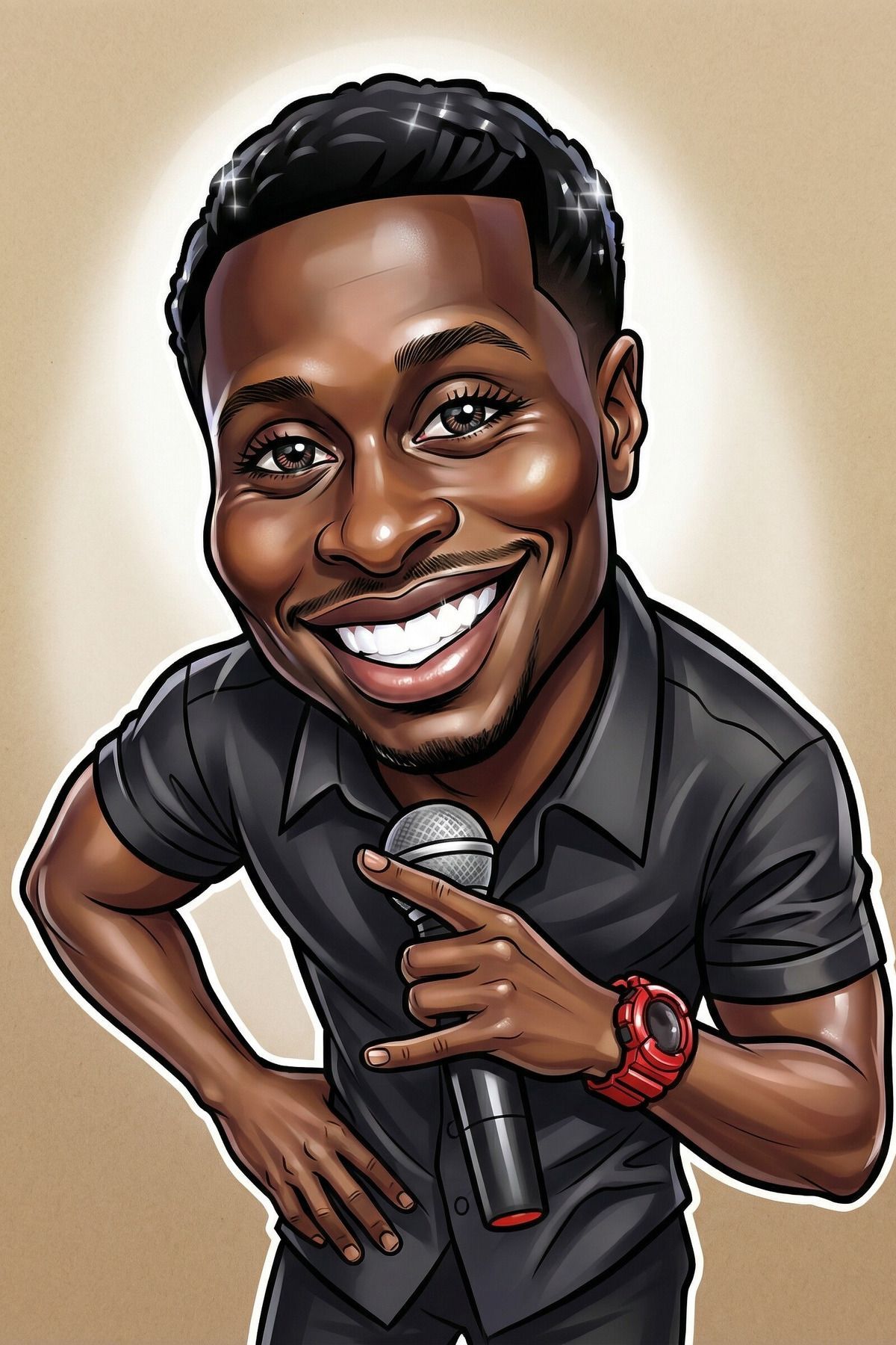 mitzvah caricature artist