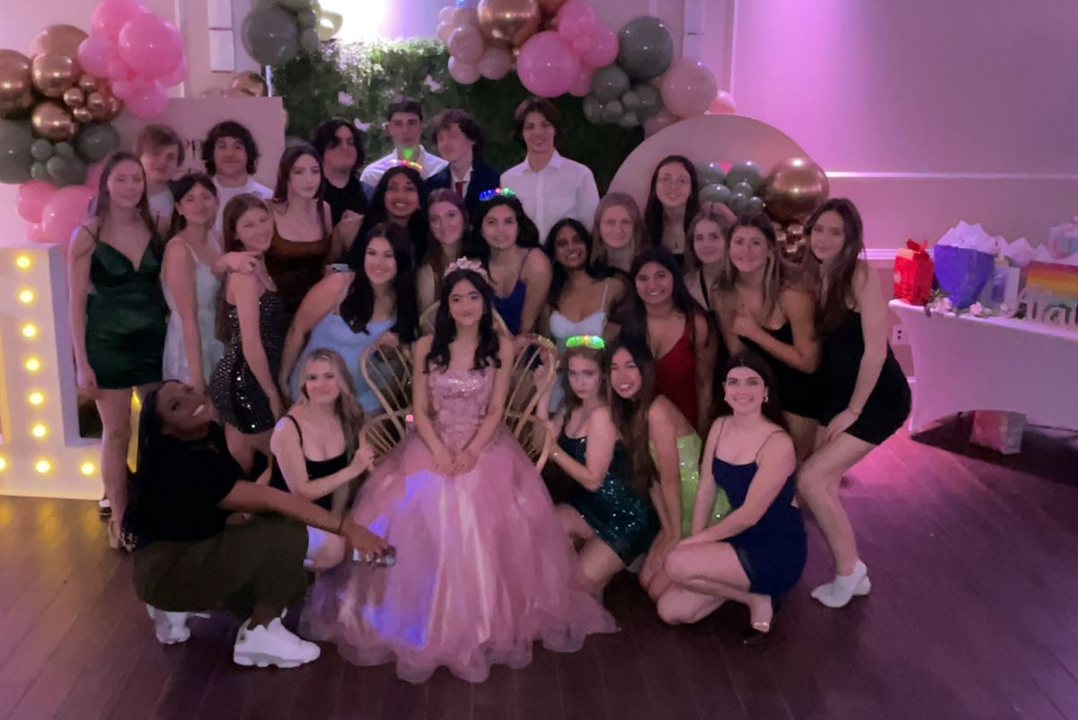 sweet 16 roaming booth photo in ambler pa