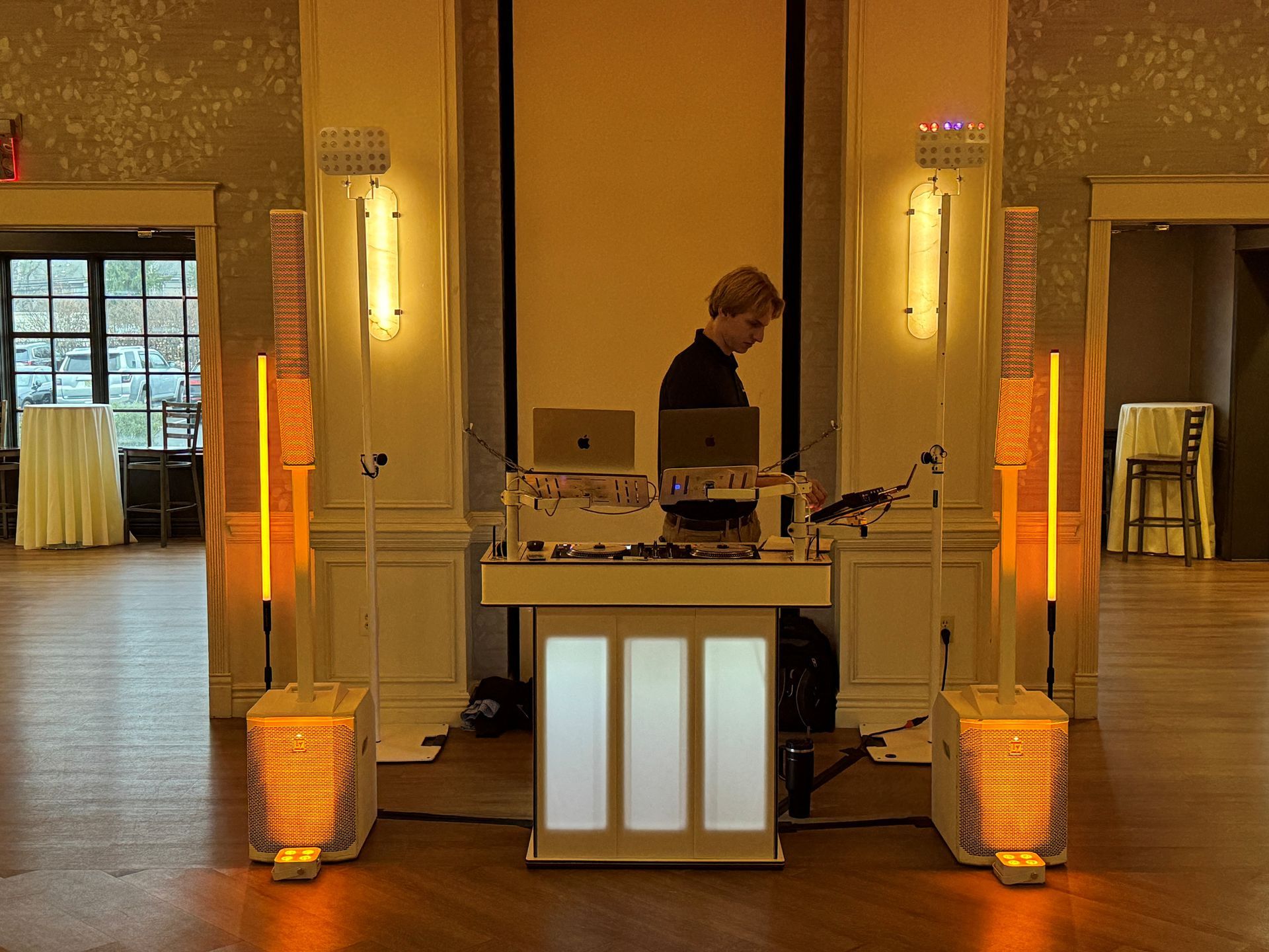 dj setup at the bucks club in jamison pa