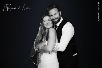 Kardashian Glam Black and White Photo Booth Bucks County