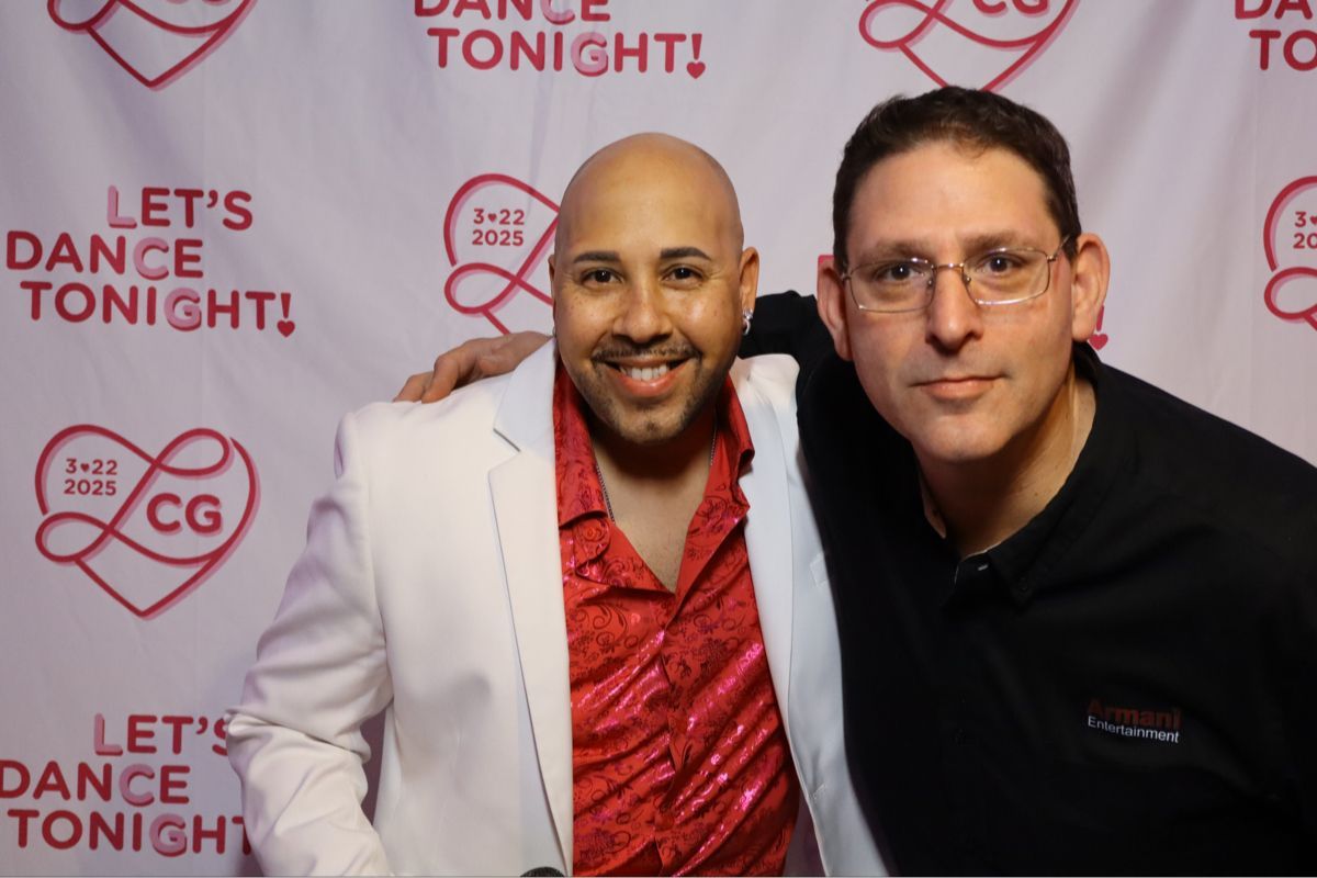 Art Armani and Julian Ross in Photo Booth at Hilton City Line Ave Philadelphia