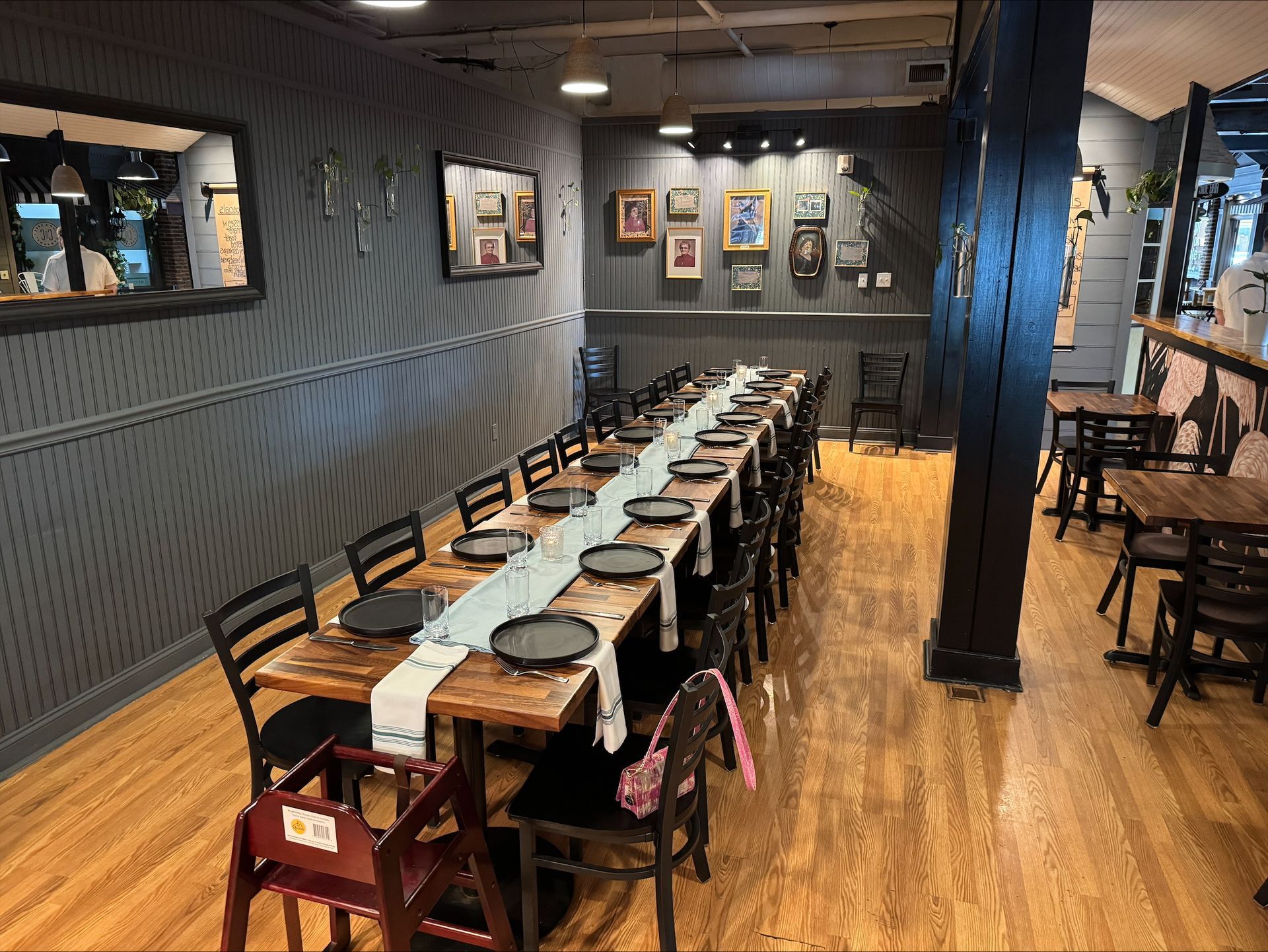 private event lunch table at vernafern doylestown pa