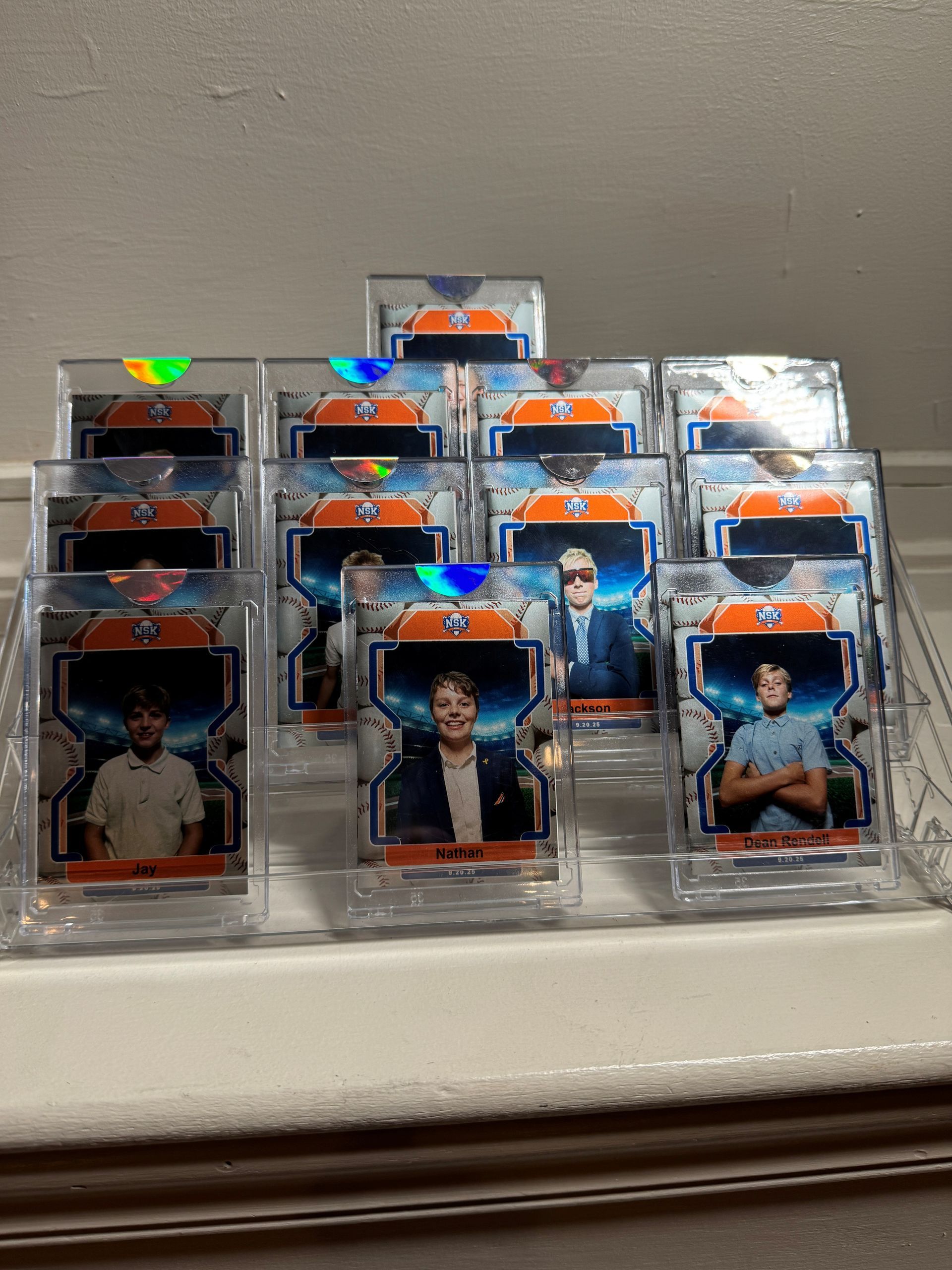 trading card display case at platform 30 manayunk pa