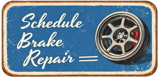 A blue, distressed-style sign that reads 