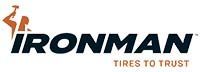 The logo for ironman tires to trust is shown on a white background.