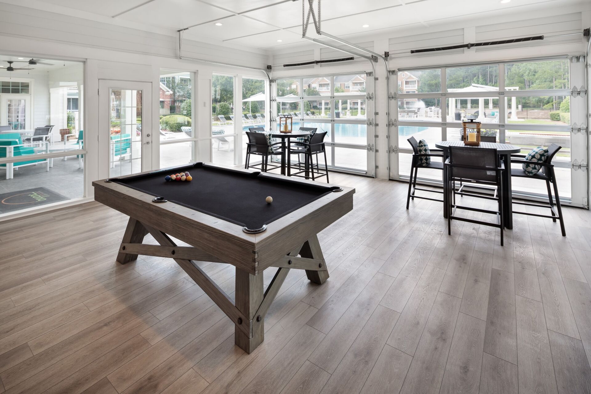 Bryant at Summerville | Clubhouse with Billiards Room & Lounge