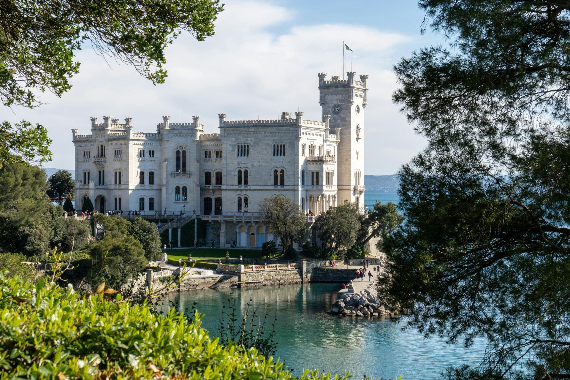 Foto del Castello di Miramare a Trieste
