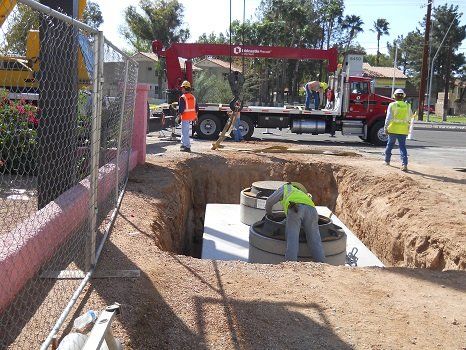 Underground Utility Work — Large Underground Pipes in Tucson, AZ