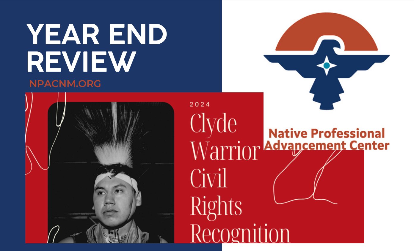 A year end review for the clyde warrior civil rights recognition