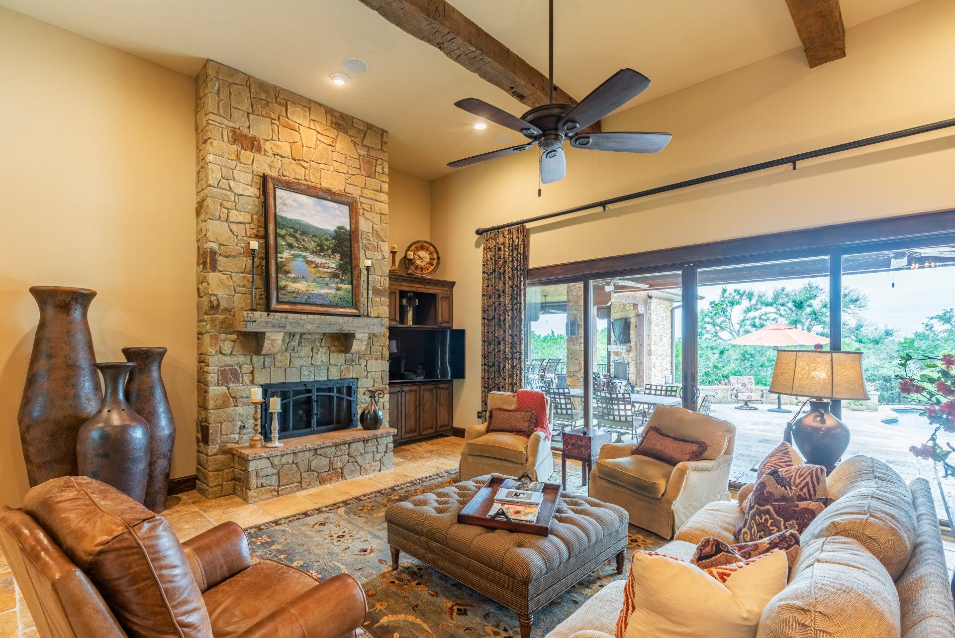 Family Room | Long Custom Homes | Georgetown, TX 78628
