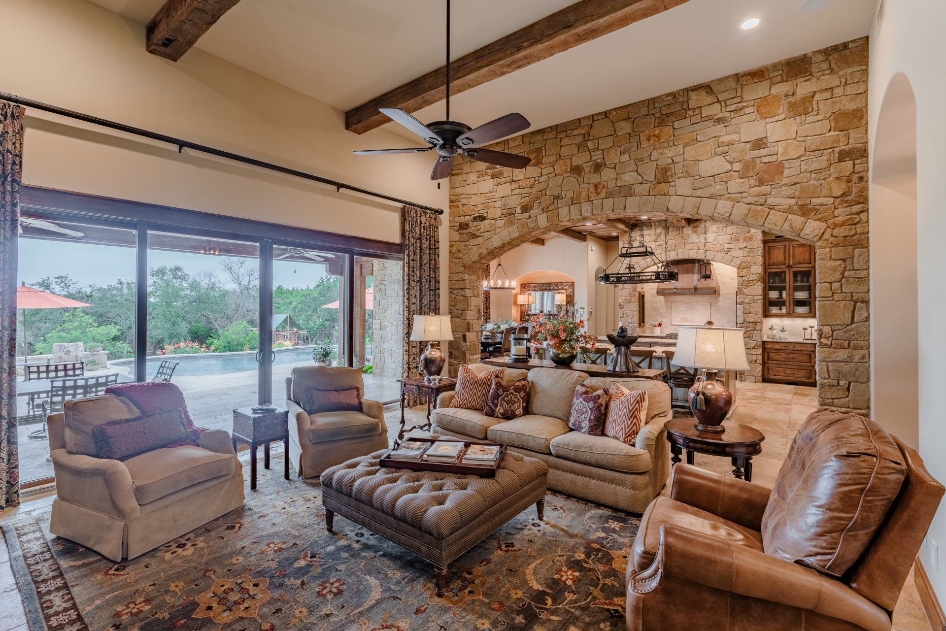 Family Room | Long Custom Homes | Georgetown, TX 78628