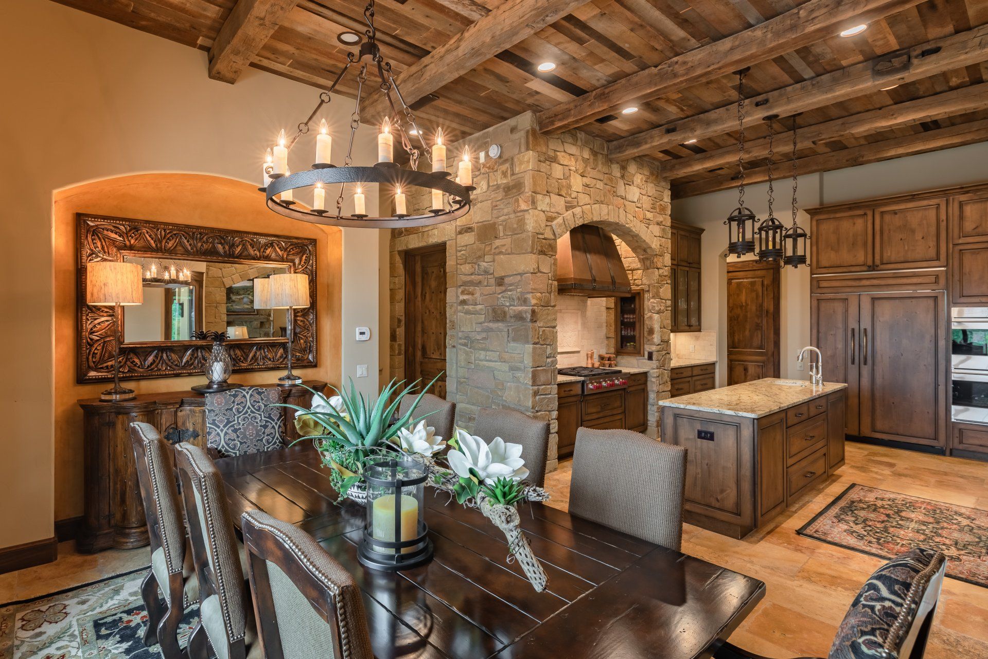 Dining Table | Long Custom Homes | Georgetown, TX 78628