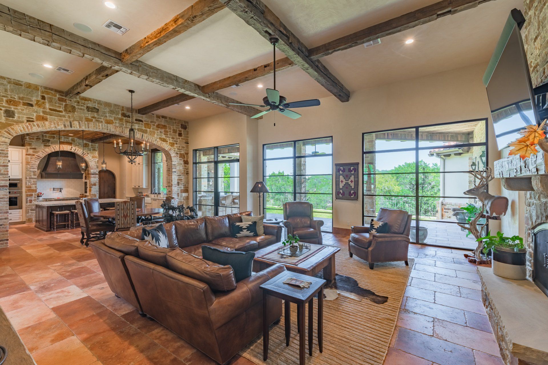 Family Room | Long Custom Homes | Georgetown, TX 78628