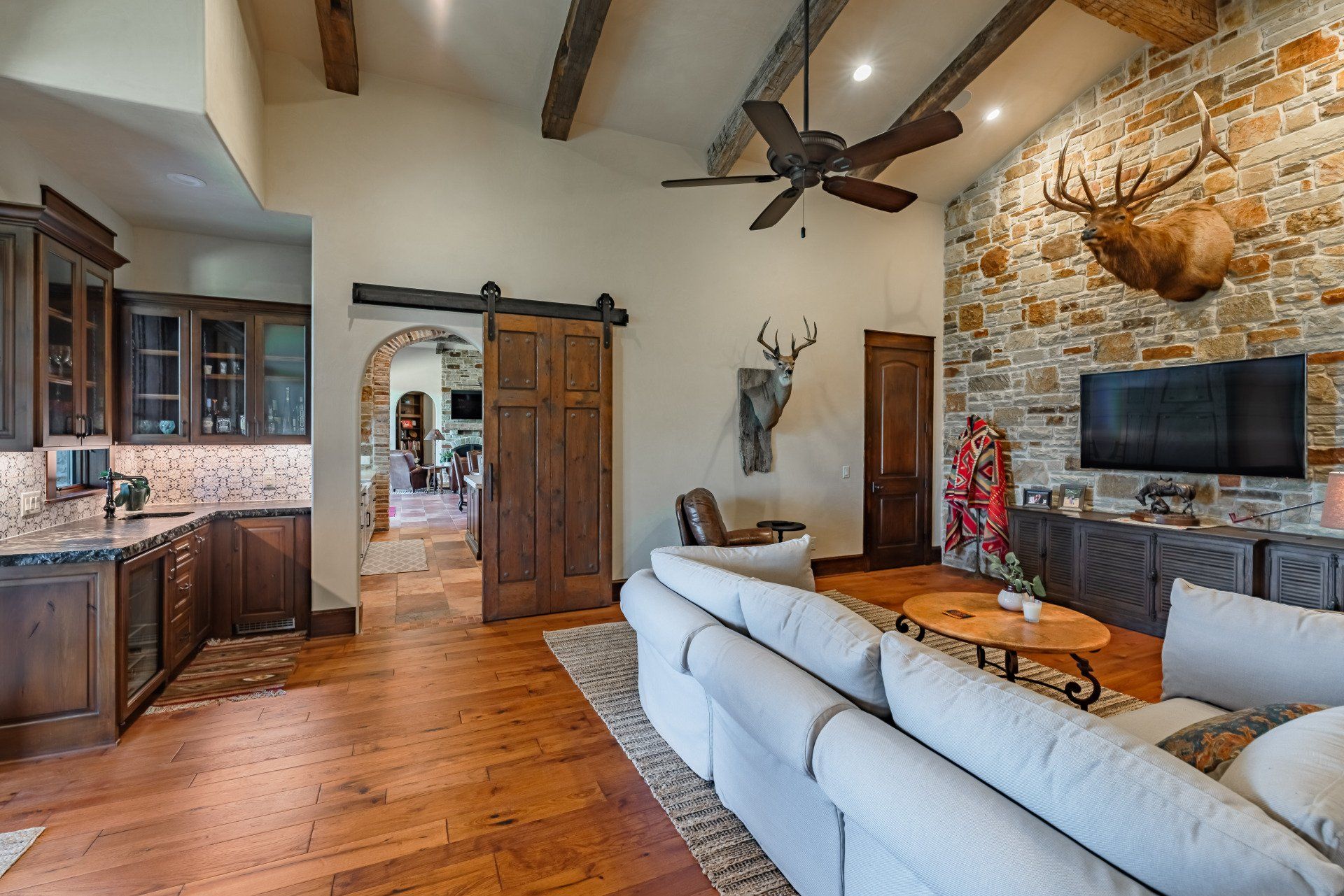 Family Room | Long Custom Homes | Georgetown, TX 78628