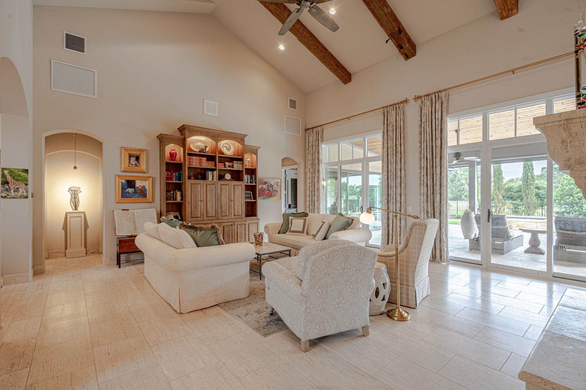 Living Room | Long Custom Homes | Georgetown, TX 78628