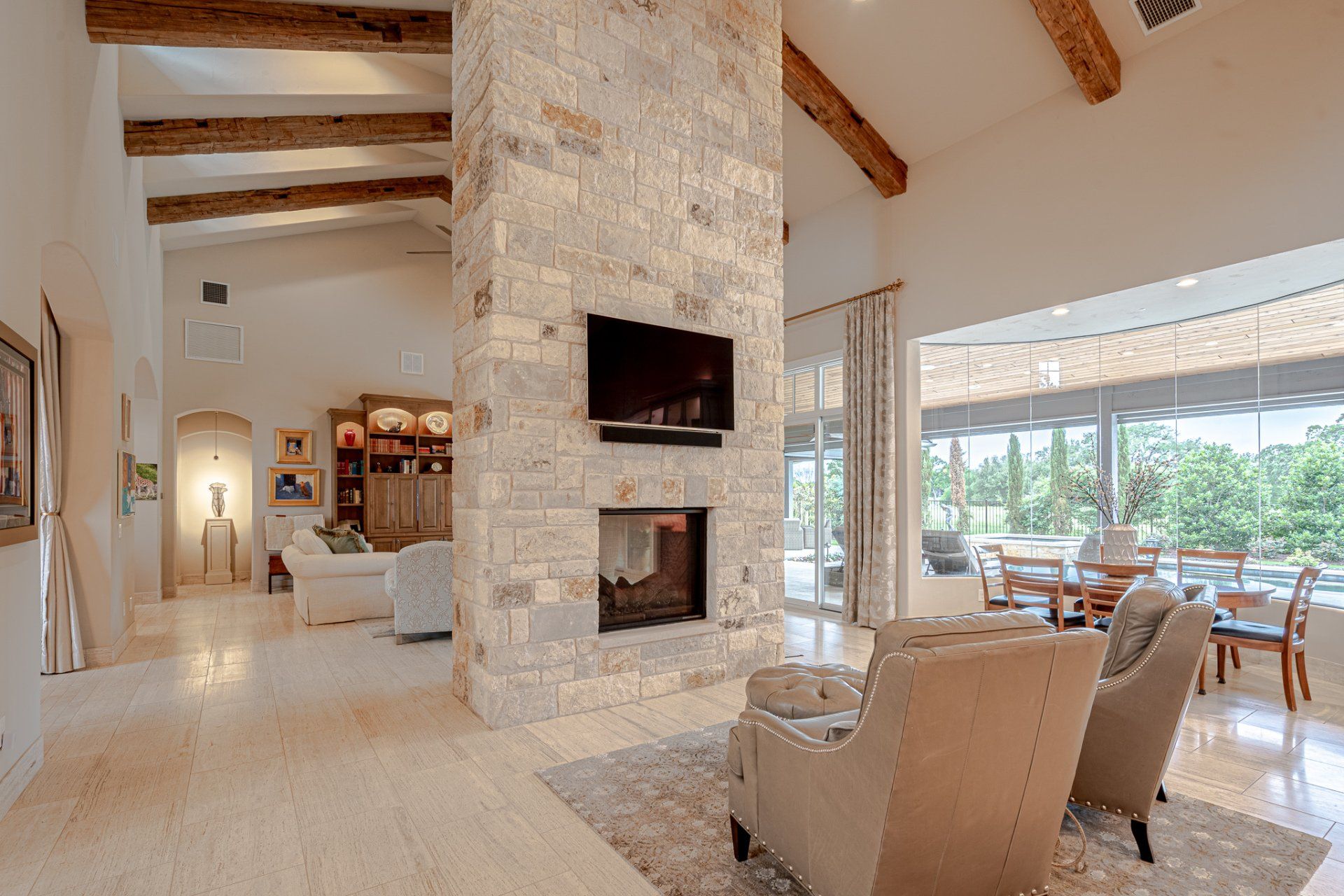 Fireplace | Long Custom Homes | Georgetown, TX 78628