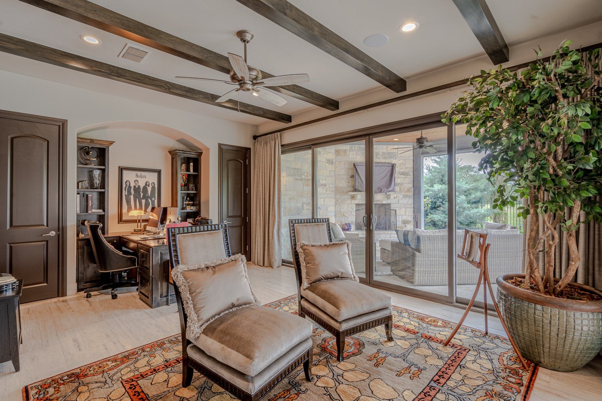 Sitting Room | Long Custom Homes | Georgetown, TX 78628