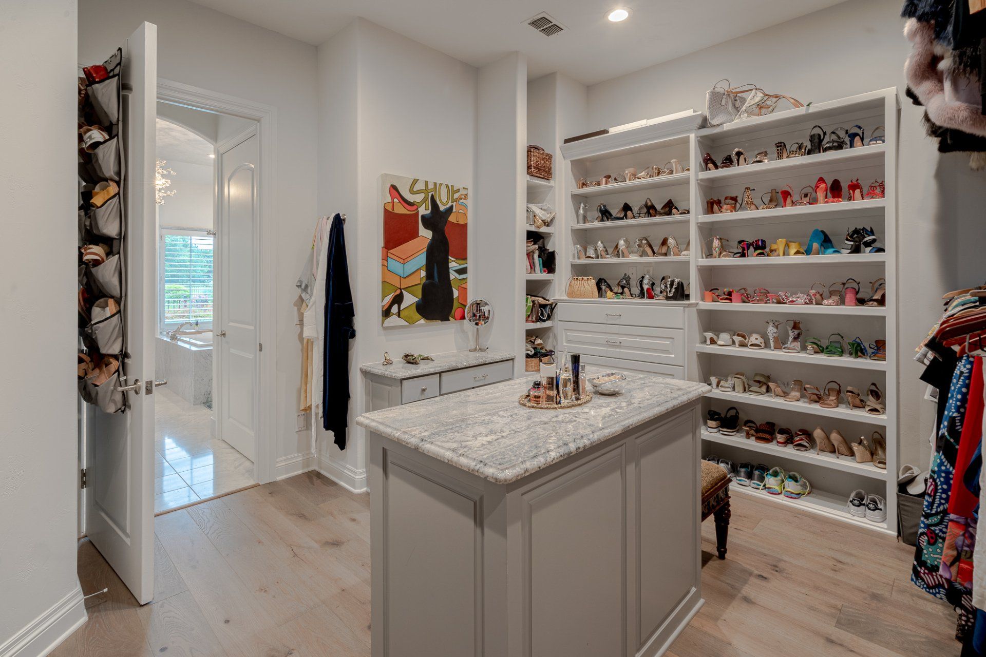 Primary Closet | Long Custom Homes | Georgetown, TX 78628