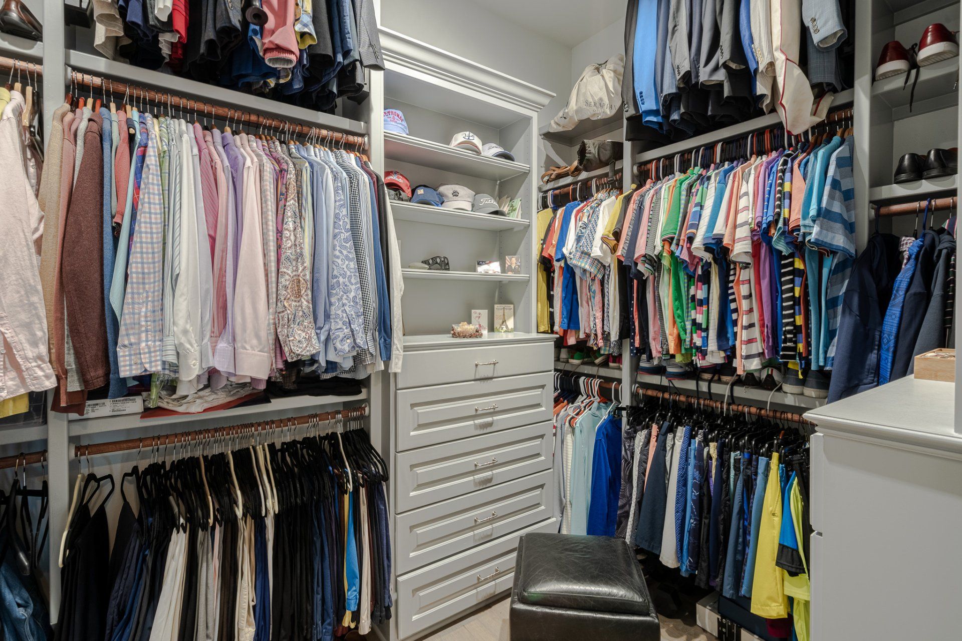 Primary Closet | Long Custom Homes | Georgetown, TX 78628