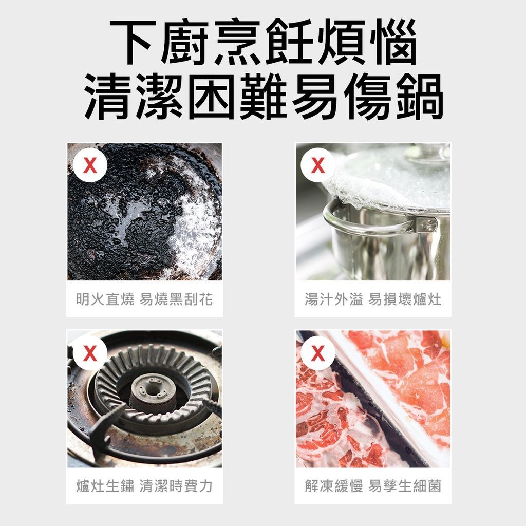 送手柄 雙面解凍 導熱板 瓦斯爐導熱版 平底鍋 鍋具 冷凍解凍板 廚具導熱板