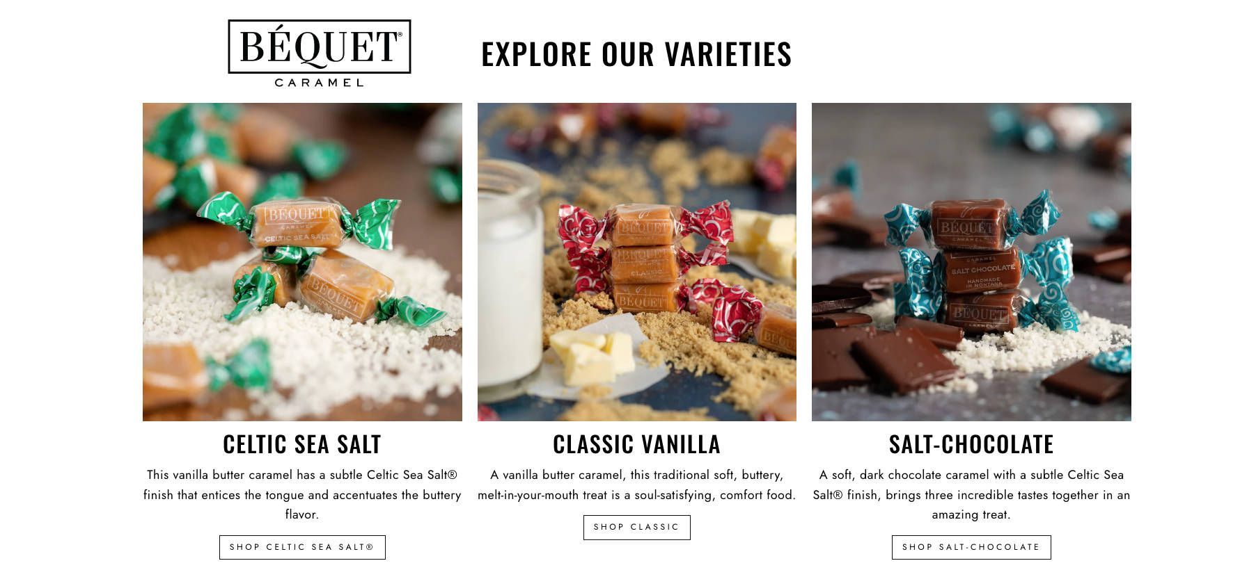 Bequet Confections -World's Best Caramel- Made In Montana