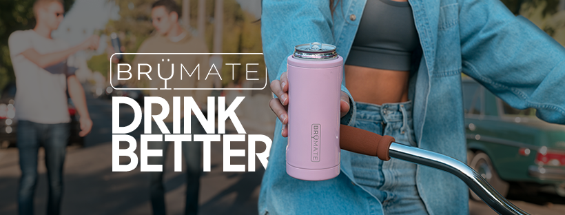 BruMate BackTap Cooler Blush