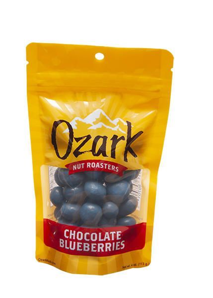 Ozark Nut Roasters Gourmet Chocolate 7 Blueberries- Via Deva Sales
