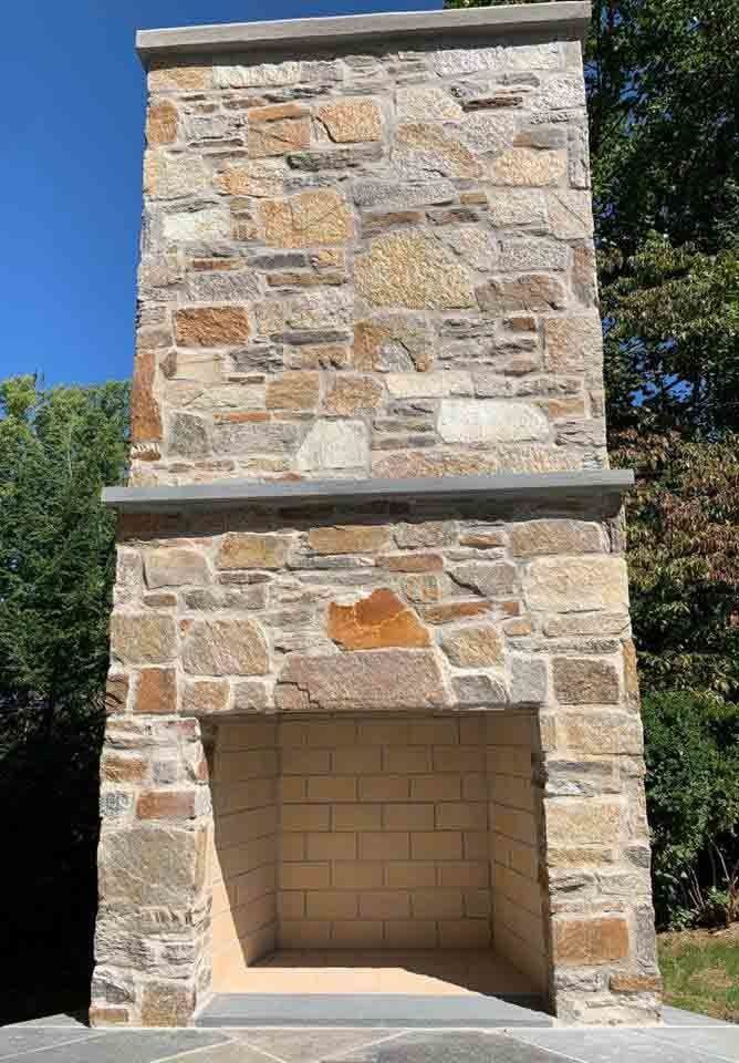 Outdoor Fire Place — Pennington, NJ — Cedar Creek Landscapes