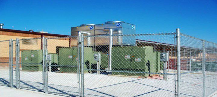 Factory Using Chain Link Fence — Atlanta, GA — West Georgia Fence Co