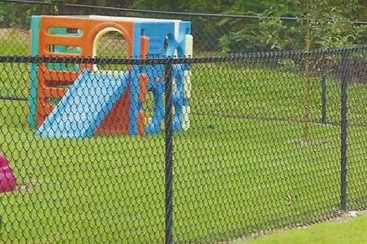 Chain Link Fence with Empty Park — Atlanta, GA — West Georgia Fence Co