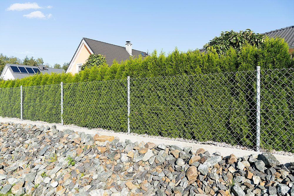 Street Fence Made of Steel Mesh — Atlanta, GA — West Georgia Fence Co