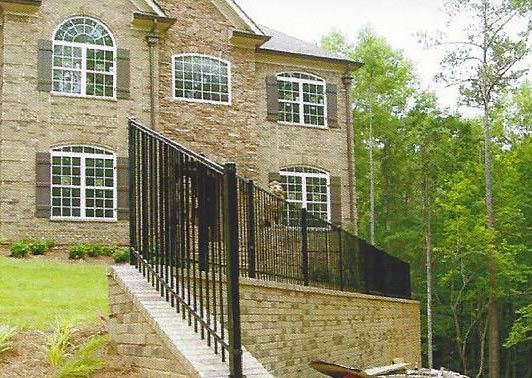 Residential House with New Fence — Atlanta, GA — West Georgia Fence Co