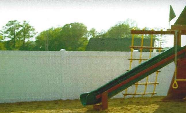 PVC Fence in Play Ground — Atlanta, GA — West Georgia Fence Co