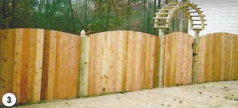 House Wood Style Fence — Atlanta, GA — West Georgia Fence Co