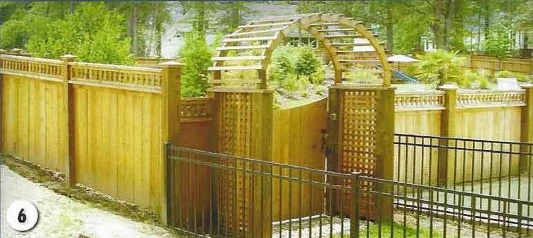Entrance and Wooden Fence — Atlanta, GA — West Georgia Fence Co