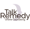 A logo for talk remedy online counseling