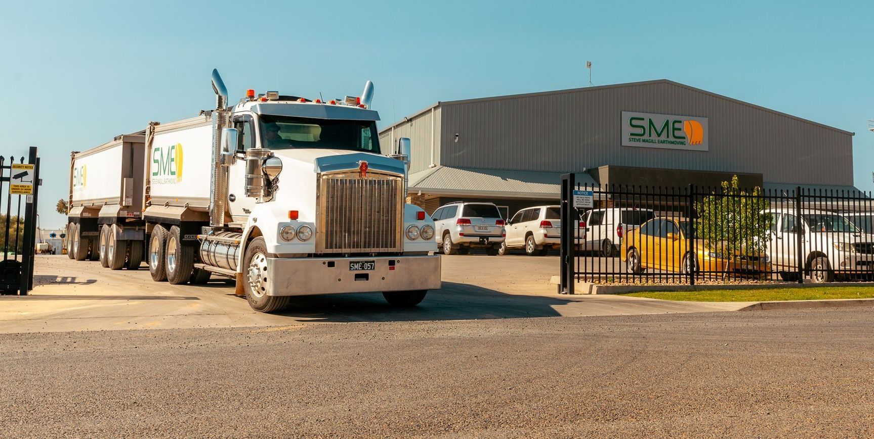 Outside Parking Area — Parkes, NSW — Steve Magill Earthmoving